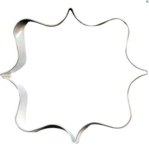 Square Plaque Cookie Cutter - Click Image to Close